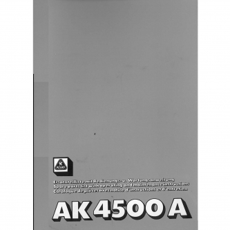 Atlas AK 4500A Parts Catalog